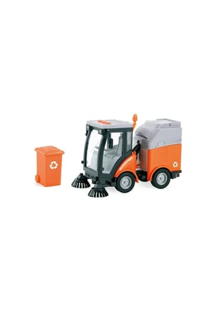 Erkek Çocuk Oyuncak WY680A 1:16 Sürtmeli Sesli Işıklı Temizlik Aracı Kız Çocuk Eğitici Oyuncaklar