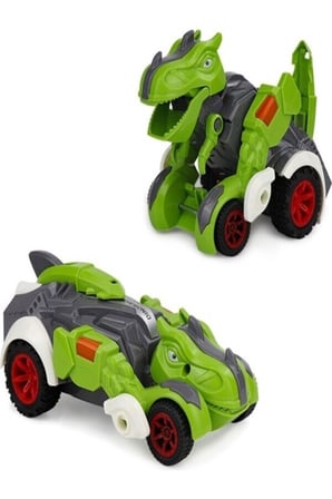 Çocuk Gelişim Oyuncaklar 1Adet Sürtmeli Dinozor Olan Araba Tyrannosaurus Rex Dinazor Araba Kız Erkek