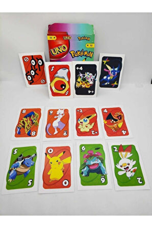 Çocuk Gelişim Oyuncaklar Pokemon Temalı Oyun Kartları 108 Kart Kız Erkek Çocuk Oyuncak