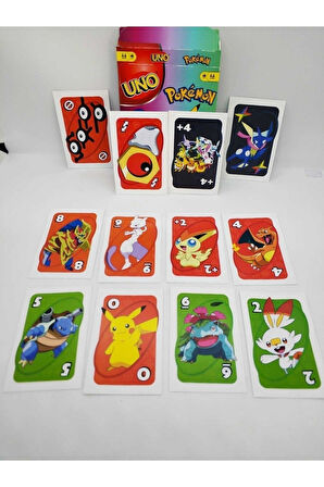 Çocuk Gelişim Oyuncaklar Pokemon Temalı Oyun Kartları 108 Kart Kız Erkek Çocuk Oyuncak