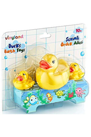 Erkek Çocuk Oyuncak Vinyland Vinil Ördek Ailesi Banyo Oyuncakları 661778 Kız Çocuk Eğitici Oyuncakla