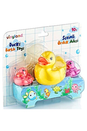 Erkek Çocuk Oyuncak Vinyland Vinil Ördek Ailesi Banyo Oyuncakları 661778 Kız Çocuk Eğitici Oyuncakla