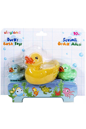 Erkek Çocuk Oyuncak Vinyland Vinil Ördek Ailesi Banyo Oyuncakları 661778 Kız Çocuk Eğitici Oyuncakla