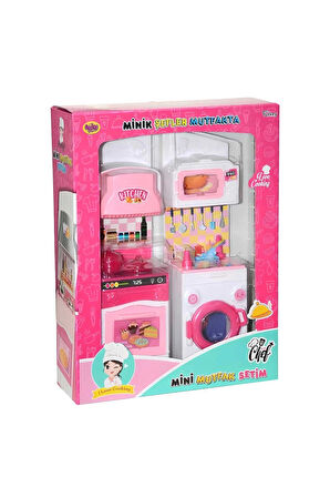 Erkek Çocuk Oyuncak Oydaş Minik Şefler Mutfakta Fırın ve Çamaşır Makinesi 2'li Set 02358 Kız Çocuk E