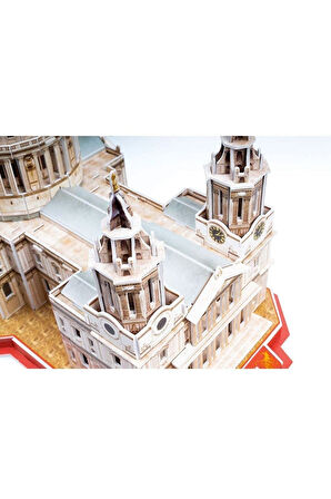 Erkek Çocuk Oyuncak CUB DS0991 107 Parça 3D Puzzle Aziz Paul Katedrali Kız Çocuk Eğiti