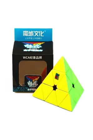 Erkek Çocuk Oyuncak Moyu Meilong Pyramid Magnetic Cube Kız Çocuk Eğitici Oyuncaklar