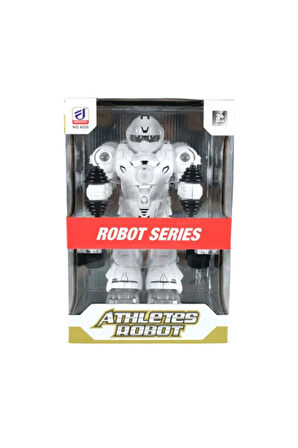 Erkek Çocuk Oyuncak Işıklı Sporcu Atletik Robot 26cm Kız Çocuk Eğitici Oyuncaklar