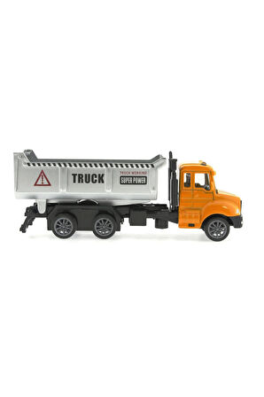 Erkek Çocuk Oyuncak Çek Bırak Metal Mini Sarı Kamyon Kız Çocuk Eğitici Oyuncaklar