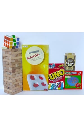 Çocuk Gelişim Oyuncaklar Denge Oyunu Anlat Bakalım Zeka Küpü Mangala Solo Test 6lı Set Kız Erkek Çoc