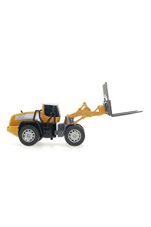 Erkek Çocuk Oyuncak Sürtmeli Model İş Makinası Forklift Kız Çocuk Eğitici Oyuncaklar