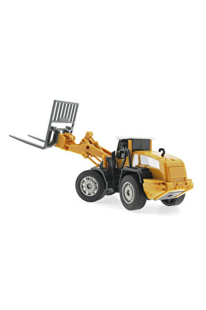 Erkek Çocuk Oyuncak Sürtmeli Model İş Makinası Forklift Kız Çocuk Eğitici Oyuncaklar