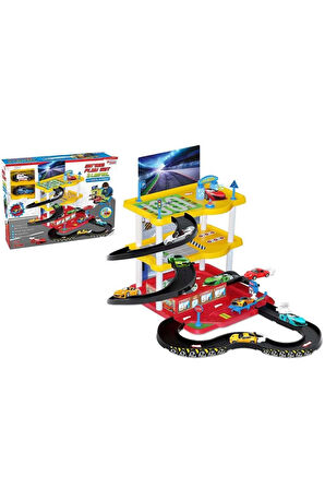 Erkek Çocuk Oyuncak 3 Katlı Araç Otopark Oyun Garaj Seti Kız Çocuk Eğitici Oyuncaklar