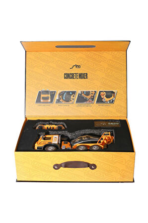 Erkek Çocuk Oyuncak HJ8001-1 Metal Kumandalı İş Makinesi -Gepettoys Kız Çocuk Eğitici Oyuncaklar