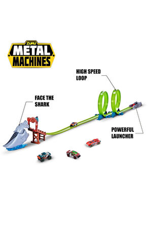 Erkek Çocuk Oyuncak MEA04000 Metal Machines Shark Oyun Seti Kız Çocuk Eğitici Oyuncaklar