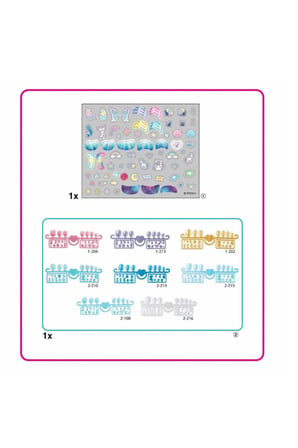 Erkek Çocuk Oyuncak 35060 AquaBeads Sihirli Atlar ve Yıldızlar - Yedek Tırnak Paketi +4 yaş Kız Çocu