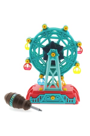 Erkek Çocuk Oyuncak Sök Tak Dönme Dolap Yeşil Lunapark Eğlencesi Kız Çocuk Eğitici Oyuncaklar