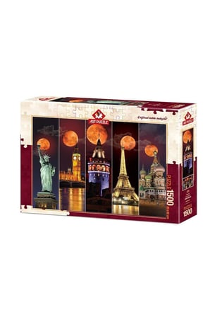 Erkek Çocuk Oyuncak 4548 Art Puzzle Kanlı Ay 1500 parça Puzzle / +15 yaş Kız Çocuk Eğitici Oyuncakla