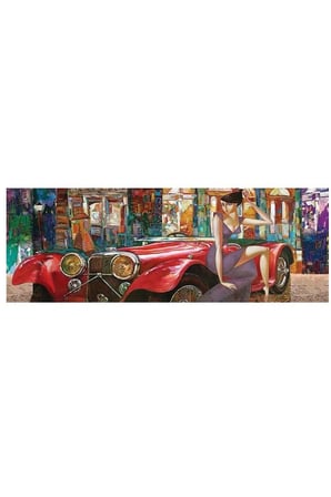 Erkek Çocuk Oyuncak 4647 Art Puzzle Akşama Davet 1000 Parça Panorama Puzzle Kız Çocuk Eğitici Oyunca