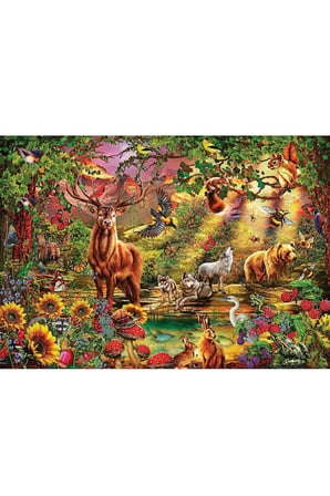 Erkek Çocuk Oyuncak 5176 Art Puzzle Büyülü Orman 1000 Parça Puzzle Kız Çocuk Eğitici Oyuncaklar