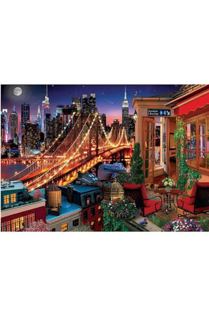 Erkek Çocuk Oyuncak 5376 Art Puzzle Terastan Brooklyn 1500 parça Puzzle / +15 yaş Kız Çocuk Eğitici