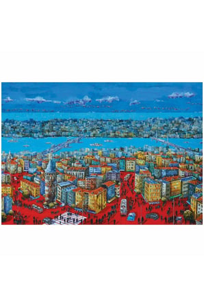 Erkek Çocuk Oyuncak 5234 Bir İstanbul Masalı 1000 Parça - Art Puzzle Kız Çocuk Eğitici Oyuncaklar