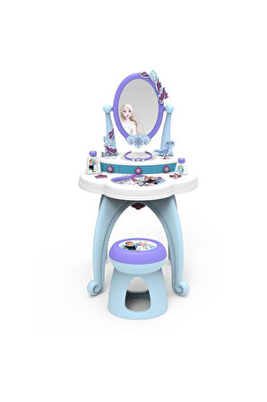 Erkek Çocuk Oyuncak 7600320244 Frozen 2IN1 Güzellik Masası -Smoby Kız Çocuk Eğitici Oyuncaklar