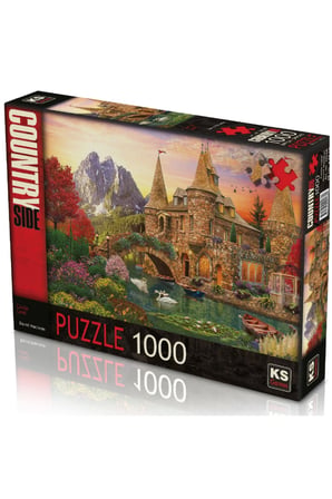 Erkek Çocuk Oyuncak KS Games Castle Land Puzzle 1000 Parça 20779 Kız Çocuk Eğitici Oyuncaklar