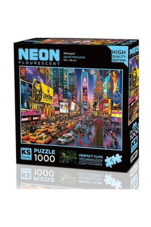 Erkek Çocuk Oyuncak KS Games Neon Dawn Tryst Puzzle 1000 Parça 20765 Kız Çocuk Eğitici Oyuncaklar