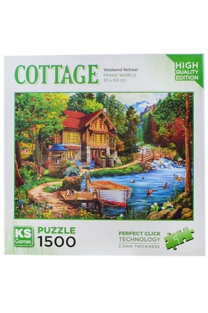 Erkek Çocuk Oyuncak KS Games Weekend Retreat Puzzle 1500 Parça 22041 Kız Çocuk Eğitici Oyuncaklar