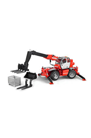 Erkek Çocuk Oyuncak Bruder Manitou Mrt 2150 Teleskopik Forklift BR02129 Kız Çocuk Eğitici Oyuncaklar
