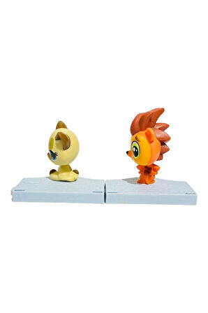 Çocuk Gelişim Oyuncaklar Littlest Pets Shop Miniş Oyuncak Standlı 2 Li Minişler Kız Erkek Çocuk Oyun