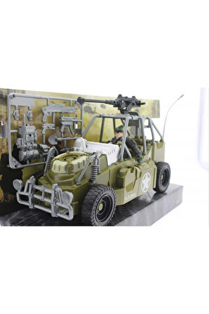 Erkek Çocuk Oyuncak Combat Force Figür ve Askeri Buggy Kız Çocuk Eğitici Oyuncaklar