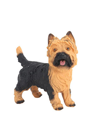 Erkek Çocuk Oyuncak Model Köpek Sarı Siyah Yorkshire Terrier Kız Çocuk Eğitici Oyuncaklar