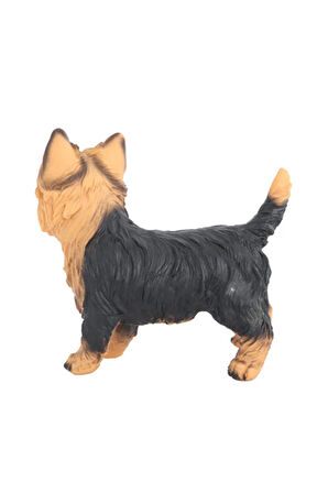 Erkek Çocuk Oyuncak Model Köpek Sarı Siyah Yorkshire Terrier Kız Çocuk Eğitici Oyuncaklar