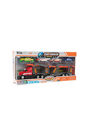 Erkek Çocuk Oyuncak Express Wheels Die Cast Metal Sürtmeli Araç Taşıyıcı Tır Kız Çocuk Eğitici Oyunc