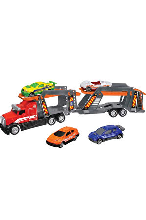 Erkek Çocuk Oyuncak Express Wheels Die Cast Metal Sürtmeli Araç Taşıyıcı Tır Kız Çocuk Eğitici Oyunc