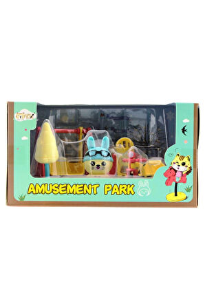 Erkek Çocuk Oyuncak Kedi Şehri Salıncaklı Oyun Parkı Seti Kız Çocuk Eğitici Oyuncaklar