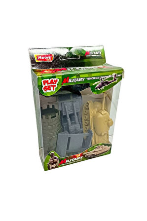 Erkek Çocuk Oyuncak ERN-895 Heroes Toys Mini Asker Seti - Eren Oyuncak Kız Çocuk Eğitici Oyuncaklar