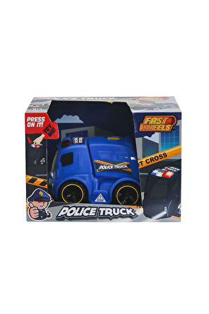 Erkek Çocuk Oyuncak ER-245 Fast Wheels Polis Kamyonu Kız Çocuk Eğitici Oyuncaklar