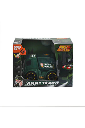 Erkek Çocuk Oyuncak ER-246 Fast Wheels Asker Kamyonu Kız Çocuk Eğitici Oyuncaklar