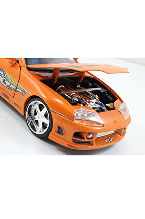 Erkek Çocuk Oyuncak 253203005 Fast&Furious 1995 Toyota Supra 1:24 Kız Çocuk Eğitici Oyuncaklar