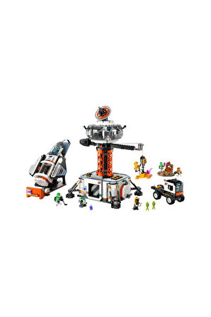 Erkek Çocuk Oyuncak 60434 LEGO® City Uzay Üssü ve Roket Fırlatma Rampası 1422 parça +8 yaş Kız Çocuk