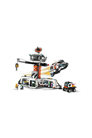 Erkek Çocuk Oyuncak 60434 LEGO® City Uzay Üssü ve Roket Fırlatma Rampası 1422 parça +8 yaş Kız Çocuk