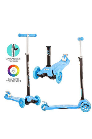 Erkek Çocuk Oyuncak Mavi Twist Işıklı Scooter Kırmızı Kız Çocuk Eğitici Oyuncaklar