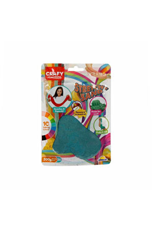 Erkek Çocuk Oyuncak 3606 Crafy Streç Oyun Kumu Turkuaz 200 g Kız Çocuk Eğitici Oyuncaklar