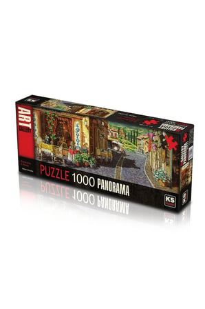 Erkek Çocuk Oyuncak 21006 Puzzle 1000/PANOROMİK RİSTOTANT PUZZLE 1000 PARÇA Kız Çocuk Eğitici Oyunca