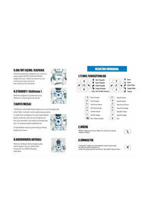 Erkek Çocuk Oyuncak GAW--1088 Kumandalı İnteraktif Şarjlı Eğitici Eğlendirici Akıllı Büyük Robot Kız