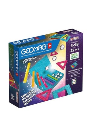 Erkek Çocuk Oyuncak Geomag Glitter Manyetik Zeka Oyunu 22 Parça Kız Çocuk Eğitici Oyuncaklar