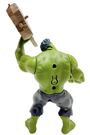 Çocuk Gelişim Oyuncaklar Hulk Yeşil Dev Oyuncak Işıklı Et Malzeme 13Cm Kız Erkek Çocuk Oyuncak
