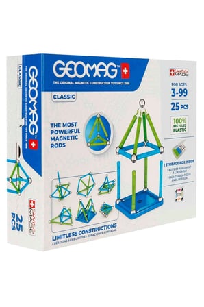 Erkek Çocuk Oyuncak Geomag Classic Manyetik Zeka Oyunu 25 Parça S02000275 Kız Çocuk Eğitici Oyuncakl